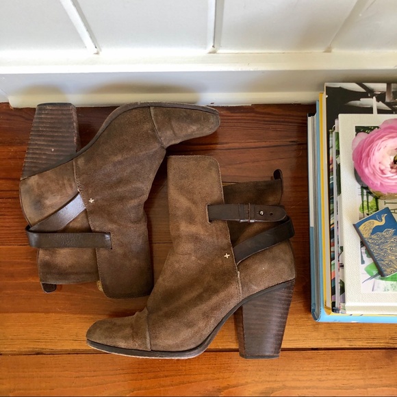 Rag & Bone Brown Booties 39 / fits like 8.5 - Picture 3 of 16